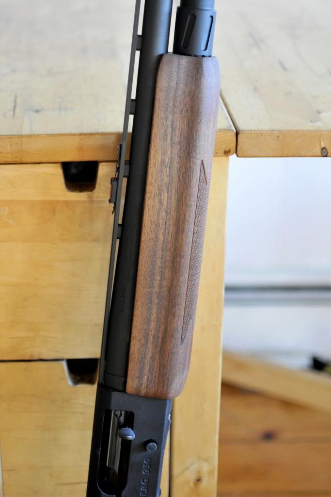 Mossberg 930 wood forend modification.