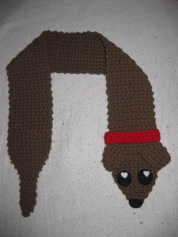 weiner puppy neck warmer D [NOW WITH PATTERN] ) CROCHET