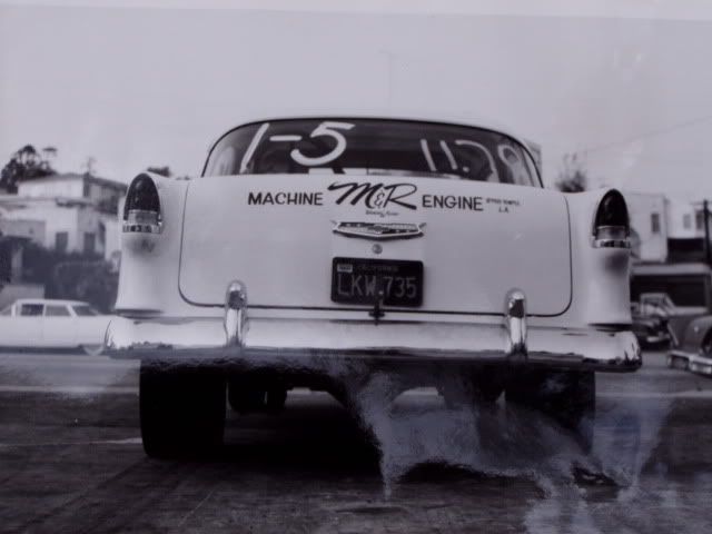Re 1955 Chevy Gasser White Lightnin