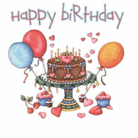 happy birthday cake wallpaper. happy birthday balloons and