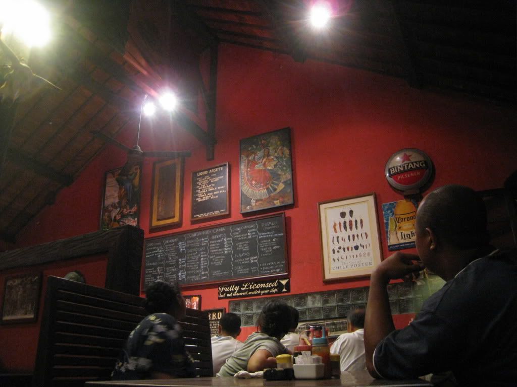 Interior of Naughty Nuri's Warung in Ubud, Bali