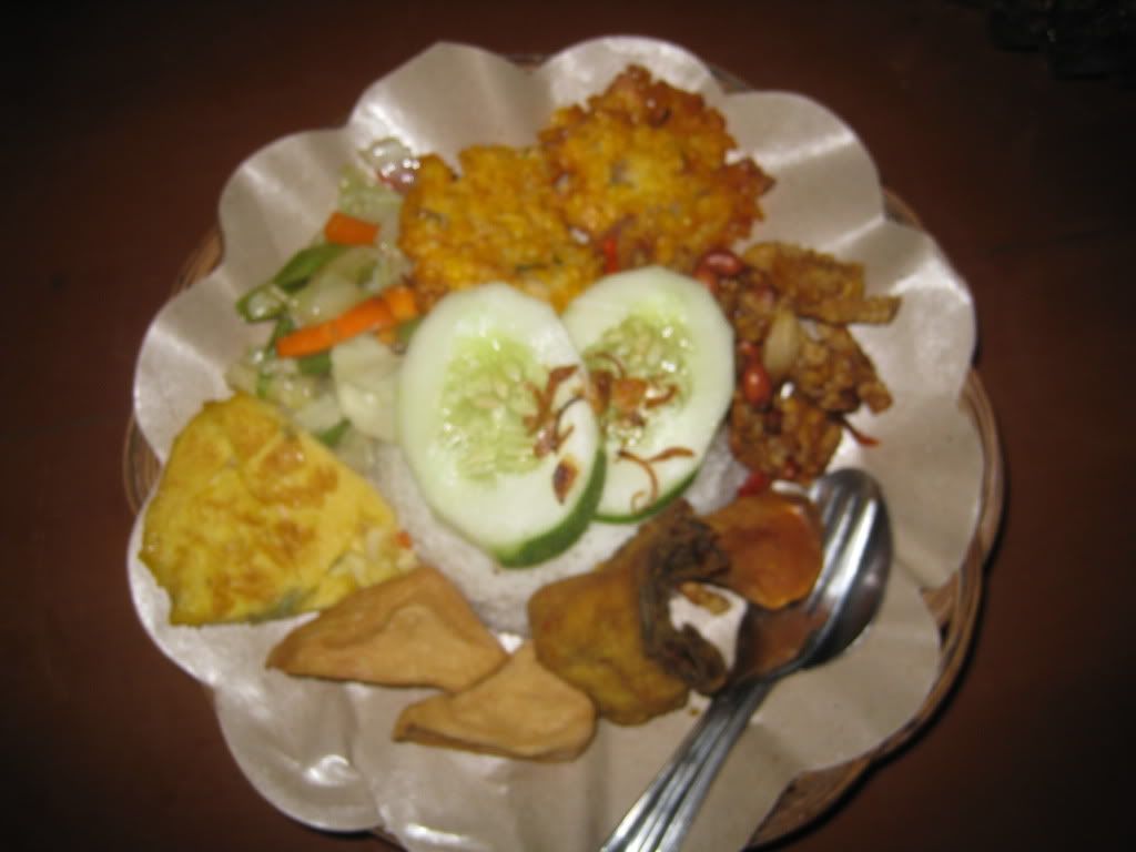 Warung Indonesia on Gili Trawangan - Nasi Campur