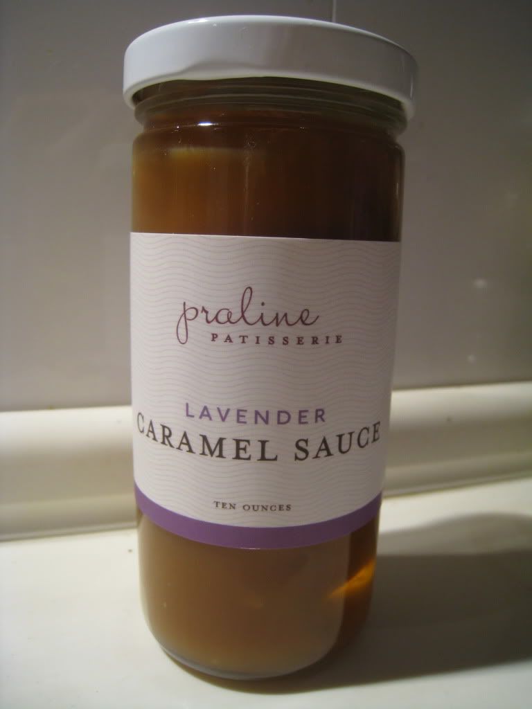 2012-01-26 Praline Patisserie, Lavender caramel sauce