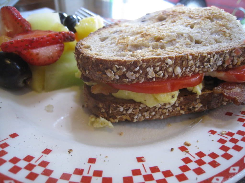 La Boulange Bakery Egg and Cheese Sandwich