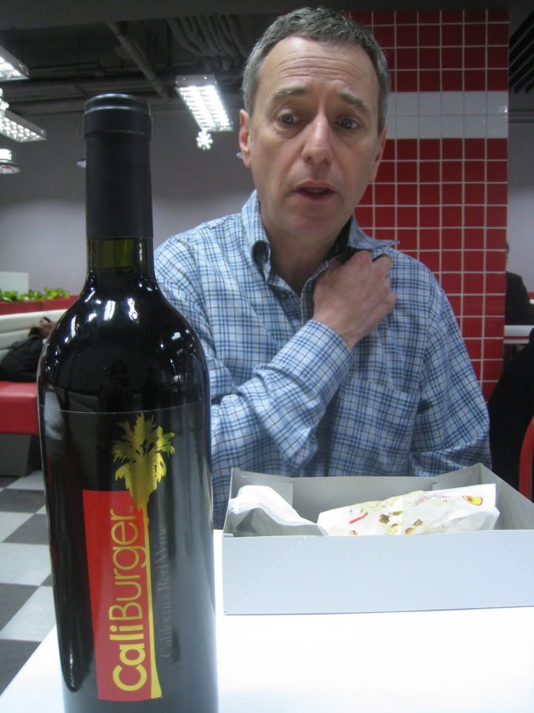Ron Newman and CaliBurger branded Californian wine