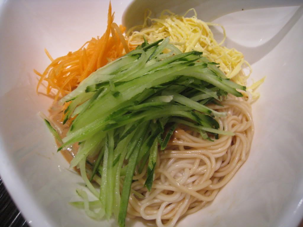Vegetarian sesame paste noodles at Noodle Bull