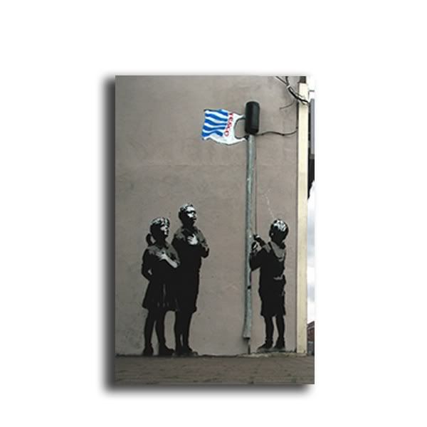 Banksy Tesco Flag