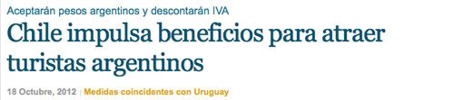 Chile y Uruguay facilitan la vida a los turistas argentinos, ¿y Brasil? Chile y Uruguay facilitan la vida a los turistas argentinos, ¿y Brasil?