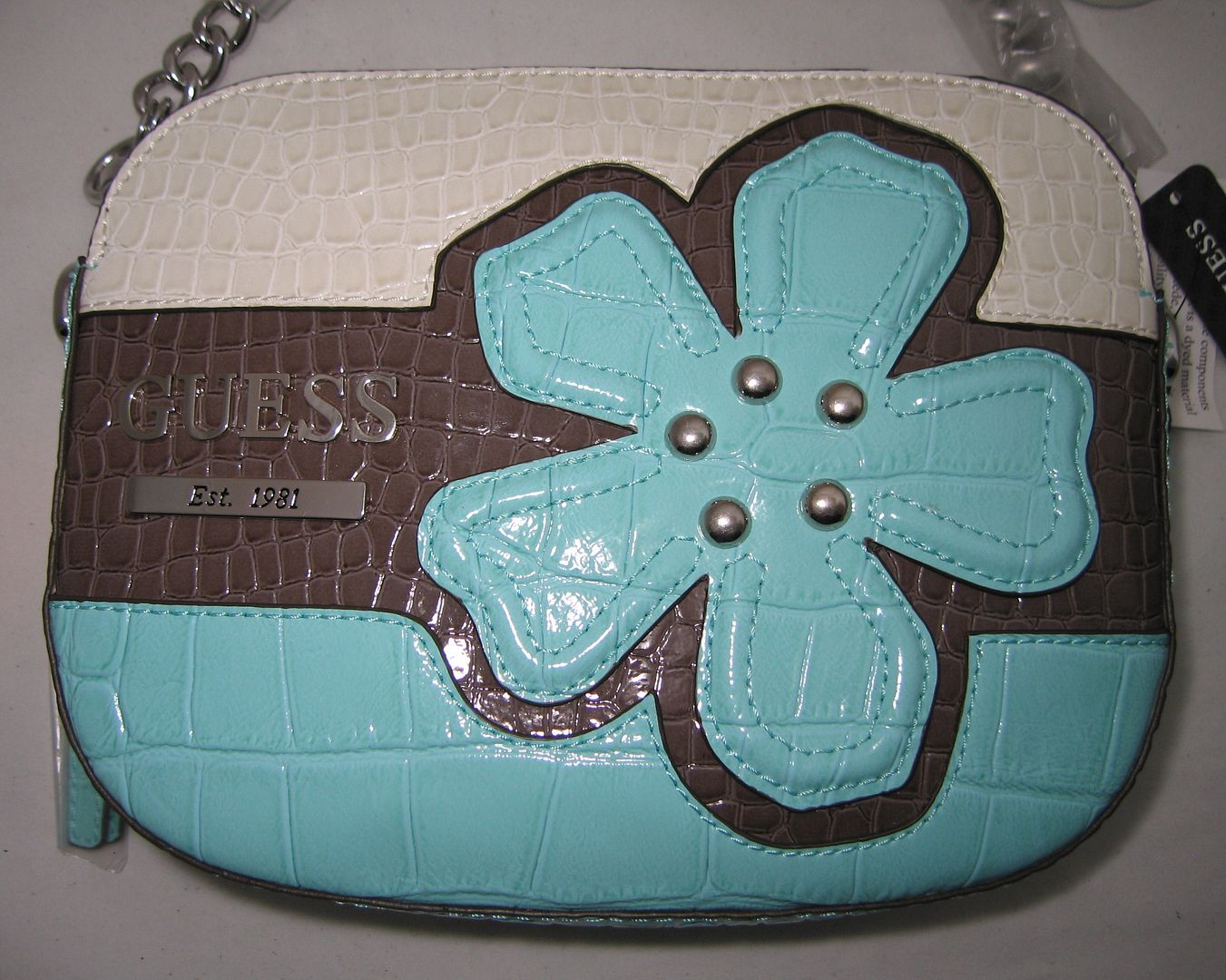 Details about GUESS Camelia Flower Mini Bag Purse Handbag Crossbody ... Details about GUESS Camelia Flower Mini Bag Purse Handbag Crossbody ...