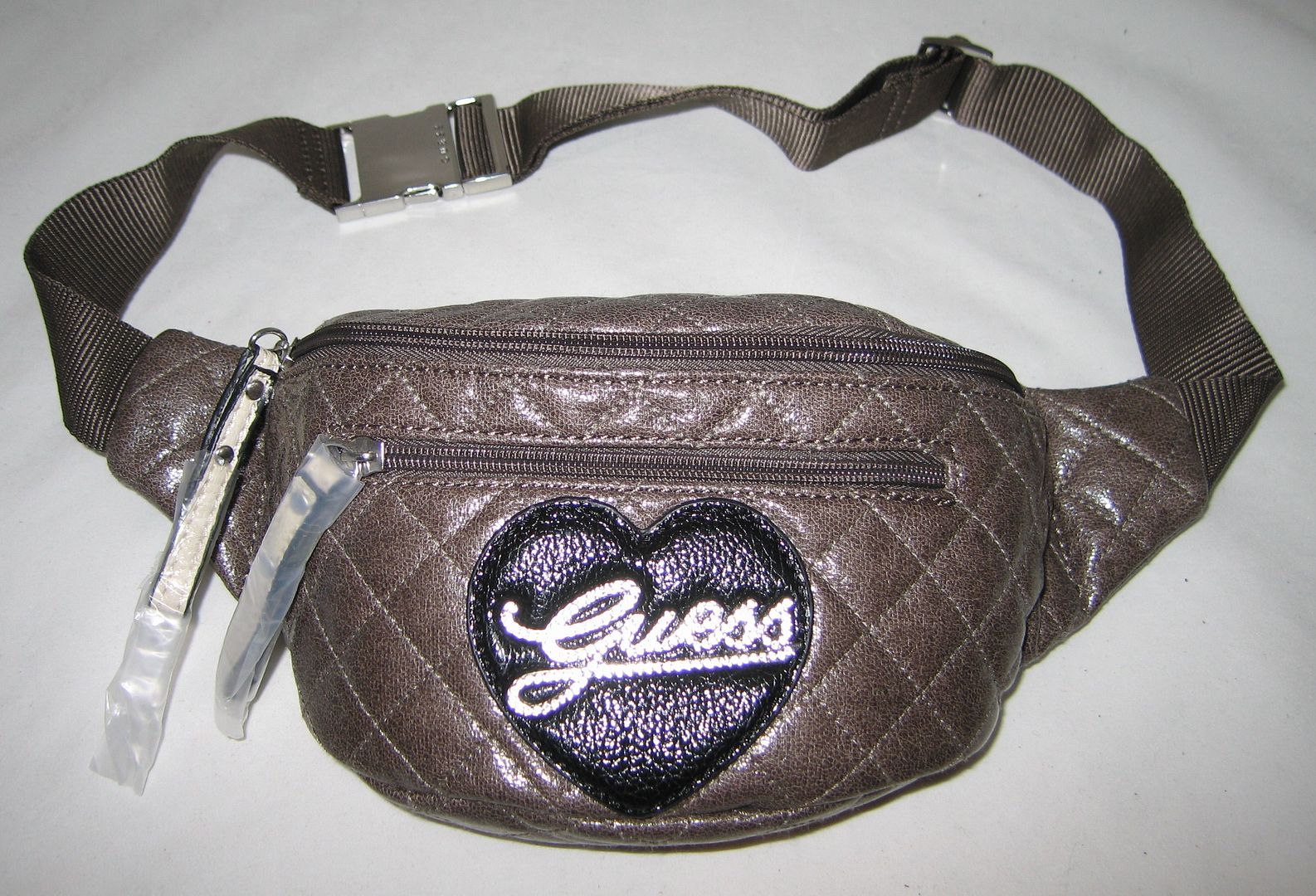 guess bum bag red