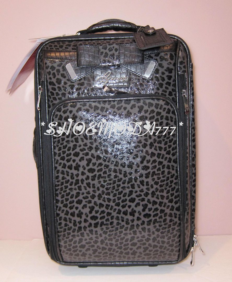 GUESS 20" BRICKEN Travel Roller Carry On Luggage Suitcase Bag Pink