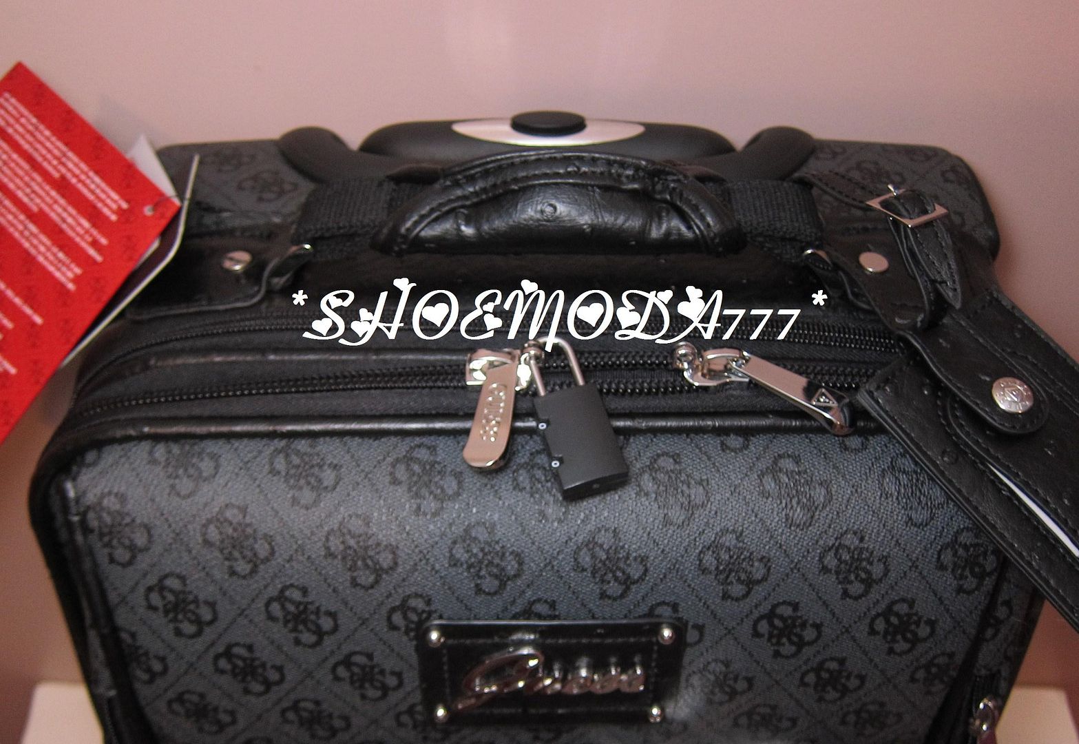 GUESS 20" TRYST Travel Roller Carry On Luggage Wheeled Suitcase Bag