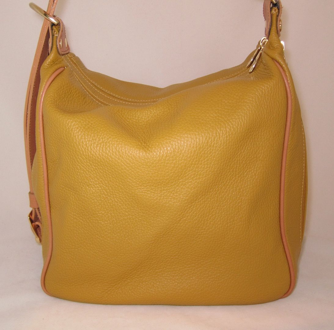 VALENTINA Italian Leather Bucket Bag Purse Hobo Sac New eBay