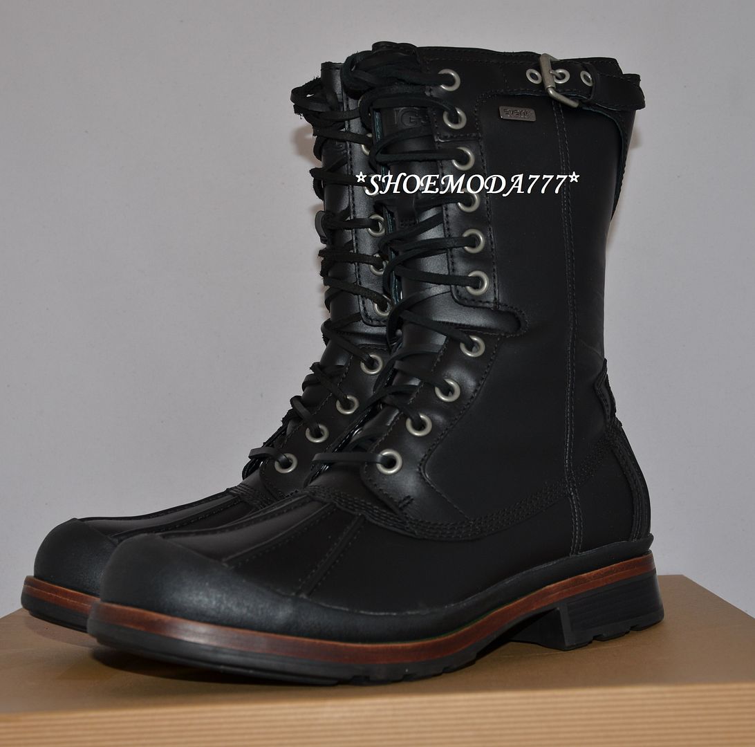 mens leather duck boots