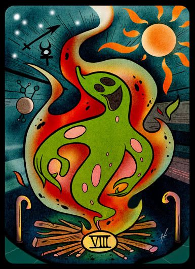 eight of wands tarot card