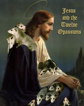Jesus and his opossums Pictures, Images and Photos