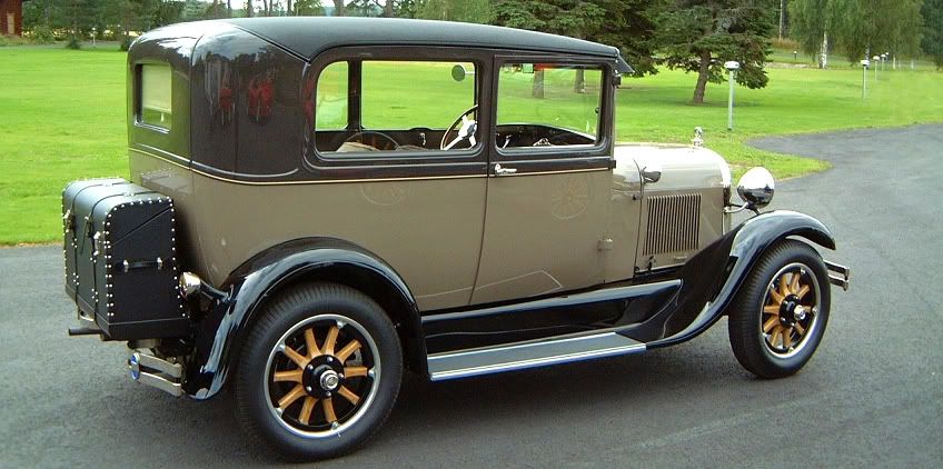After meticulous tweaking, the used to be old and beaten 1929 Ford Model-A 