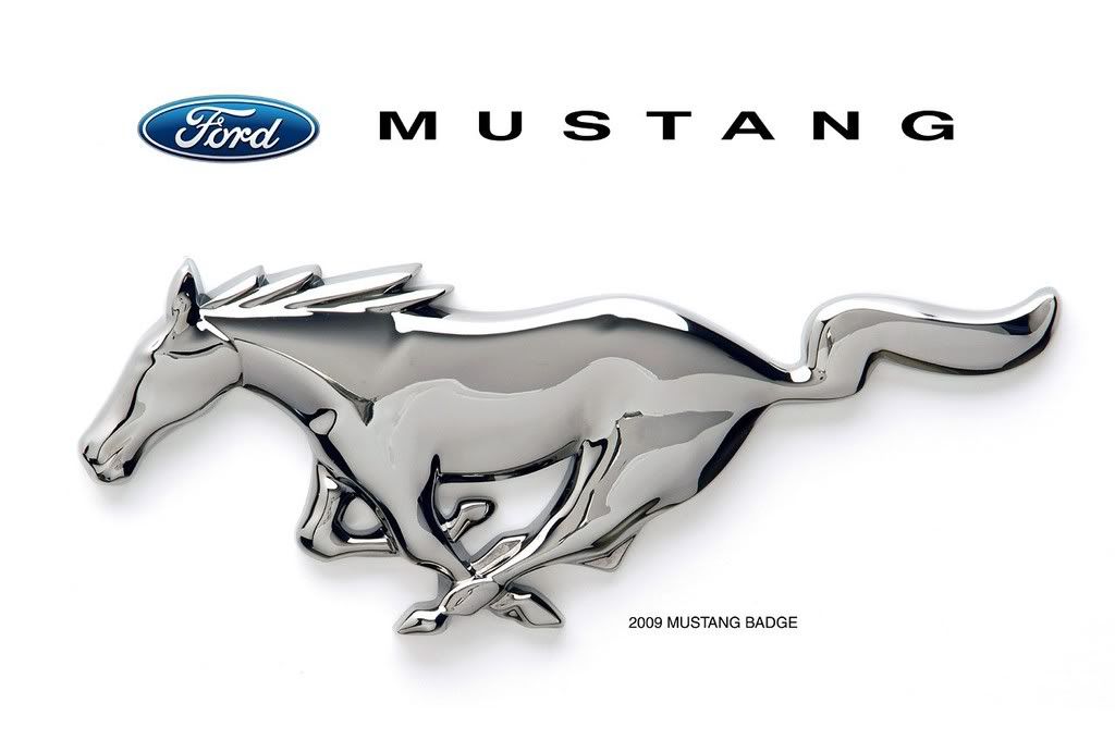 The new 2010 Mustang logo from Ford