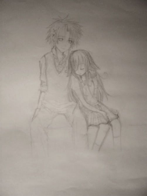 amor emo dibujos