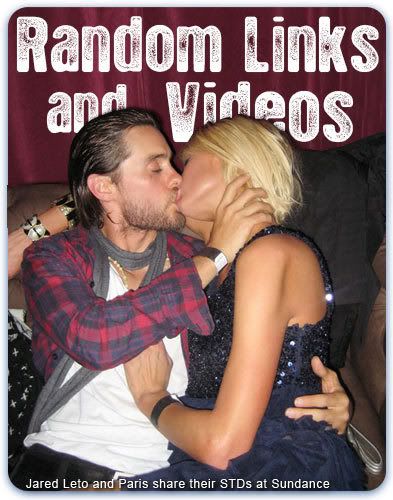 Paris Hilton Jared Leto kiss