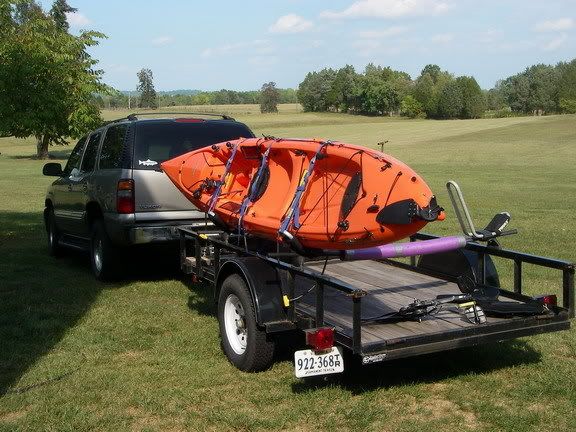 Utility Trailer Kayak Rack