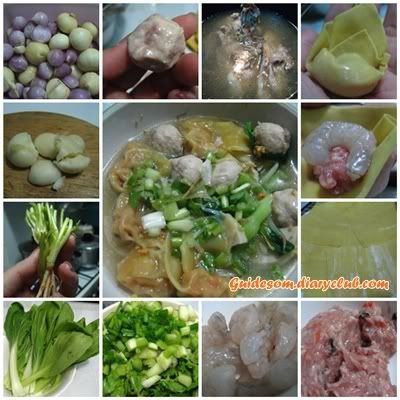 23 July 2008 แม่บ้านมือใหม่กะ เมนูเกี๊ยวหมู กอดกุ้งยักษ์