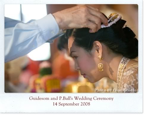 พิธีมงคลสมรส ของส้มและพี่บอล