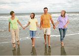 Walking on Seabrook Island's North Beach