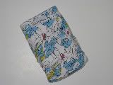 Delux CozzyBunz OS T&T fitted cloth diaper * #2 Smurfs* 2 day auction