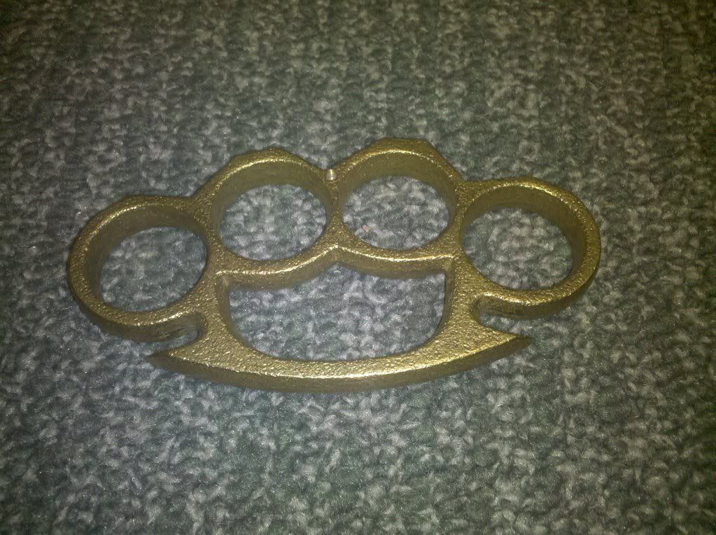 So...I found some brass knuckles...