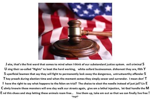 Poem: Justice System! (double acrostic)- by tngrl- GS Poetry