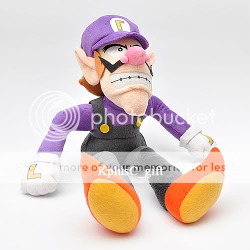 S173 Super Mario Bros Plush Doll Toy Waluigi 18  