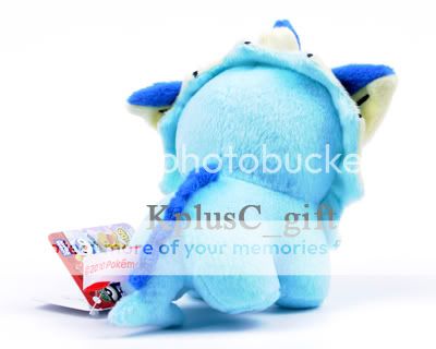 S288 Pokemon Plush Soft Doll Pikachu VAPOREON 6  