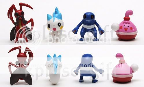 F51 POKEMON Pachirisu Grotle Happiny Figures 12pcs  